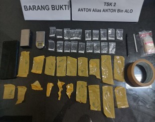 Barang Bukti Narkotika Golongan I Jenis Sabu-sabu Yang Berhasil Di Amankan Polisi