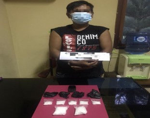 Pelaku AN (45), Beserta Barang Bukti Sabu 151 Gram