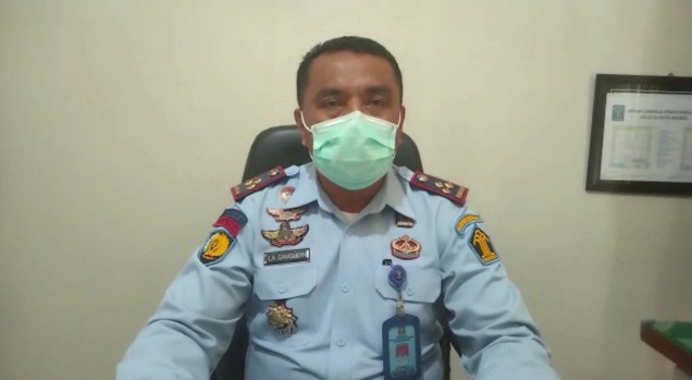 "La Samsudin Kepala Lapas Kelas II A Baubau.