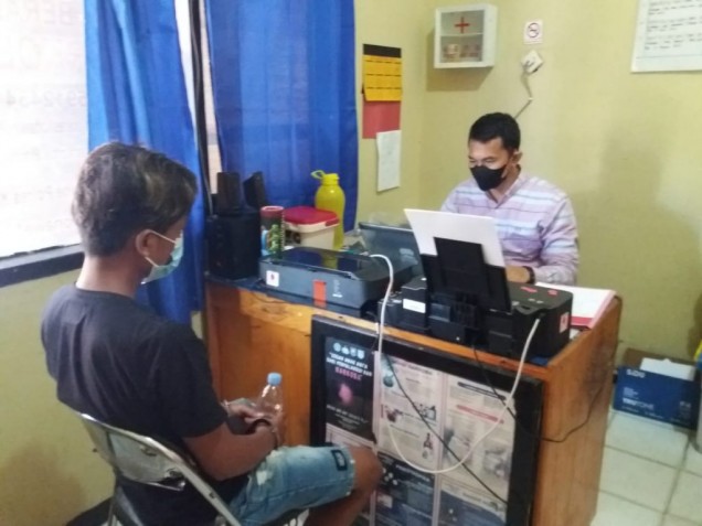 "Pelaku pengedar sabu saat di mintai keterangannya