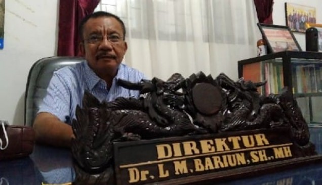 "Pengamat hukum tata negara Sultra, Dr LM Bariun SH, MH. Foto Istimewa