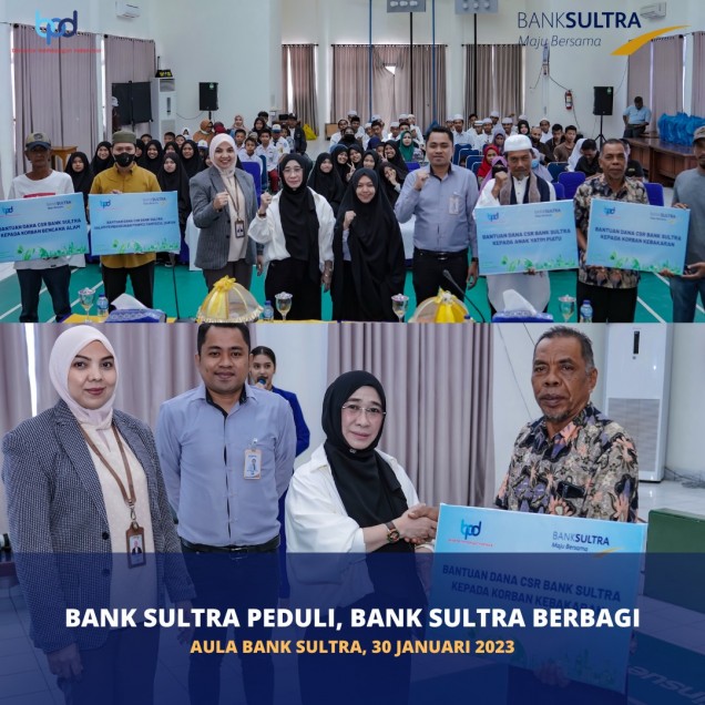 "Bank Sultra Berbagi. Foto: Istimewa