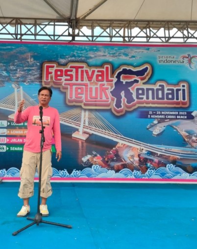 Ketua Panitia Festival Kendari, Jasfaruddin. Istimewa