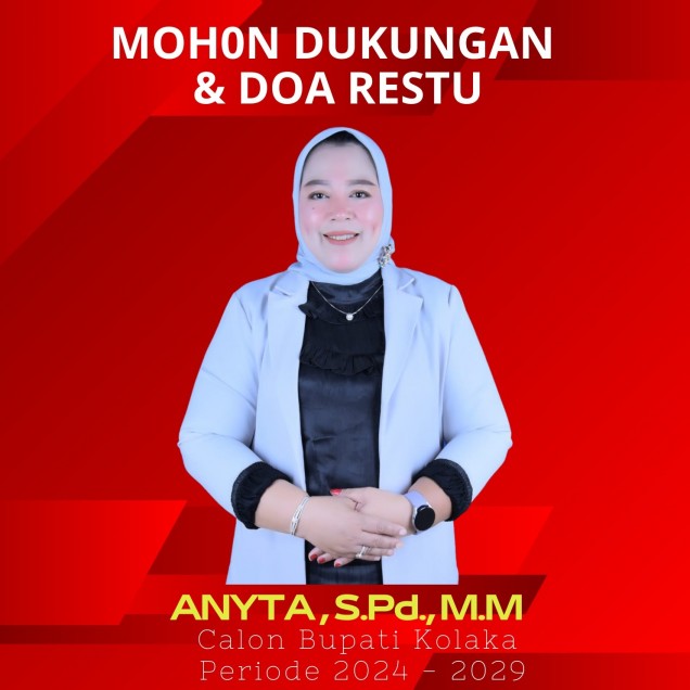" Calon Bupati Kolaka, Anyta Wangsa Atmadja S.Pd MM.